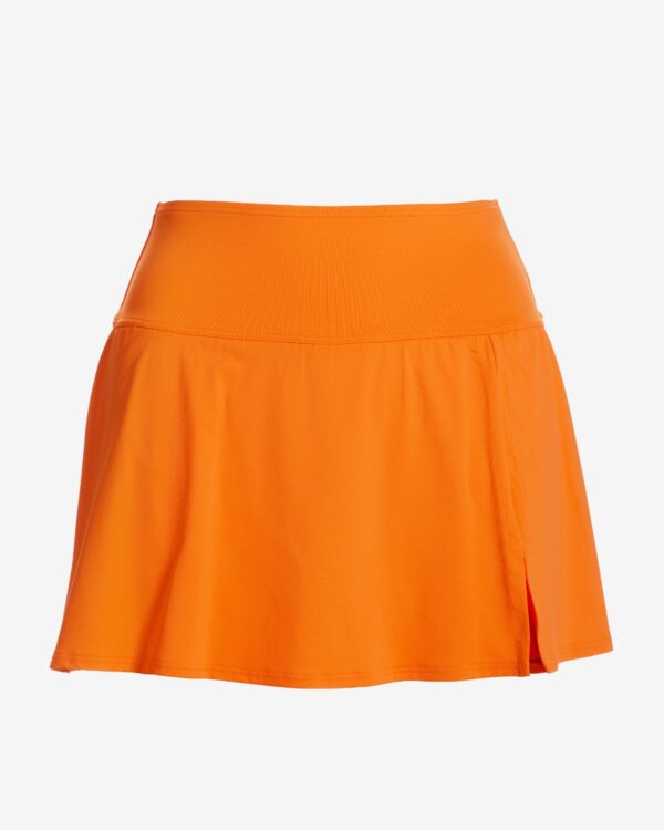 Swim Sense High-Waisted Skirted Bottom Vibrant Orange - Image 2