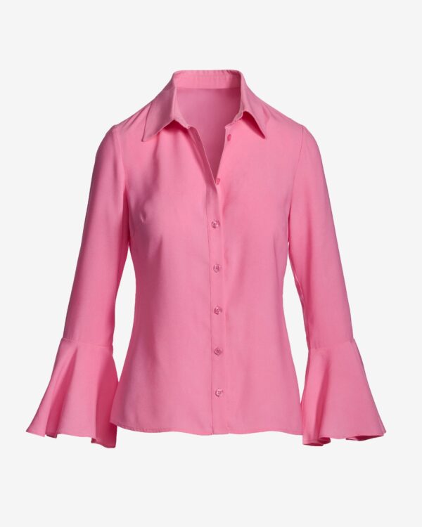 Alexa Flare Sleeve Shirt Rosebloom - Image 2